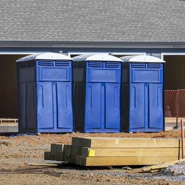 how can i report damages or issues with the portable restrooms during my rental period in Madison TN